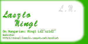 laszlo mingl business card